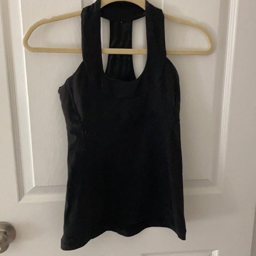 Lululemon Blank Tank, Mesh Strap, Size 4